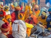 A group of sadhus