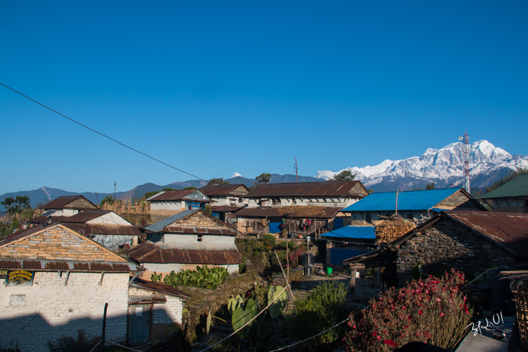 The view from our balcony